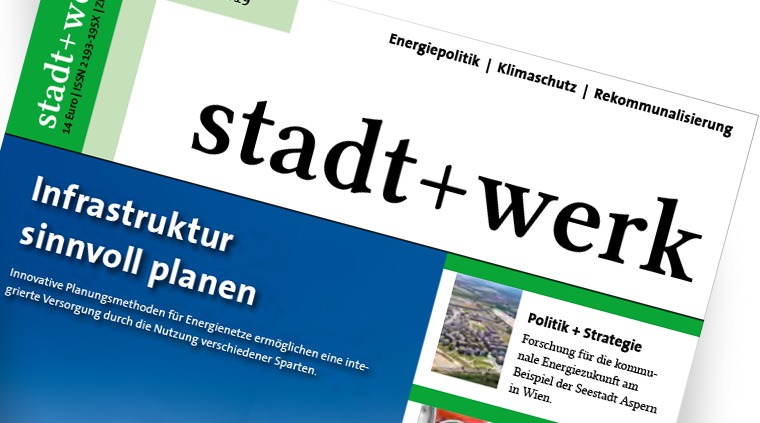 Titelseite "stadt+werk" – Ausgabe 11-12/2019