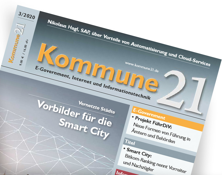 Titelseite Kommune21 - Ausgabe 2020-03