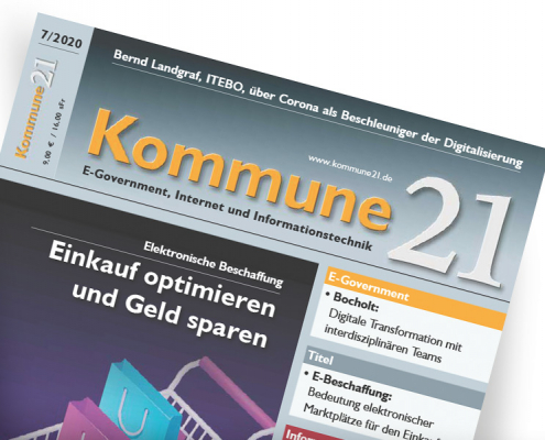 Titelseite Kommune21 - Ausgabe 2020-07