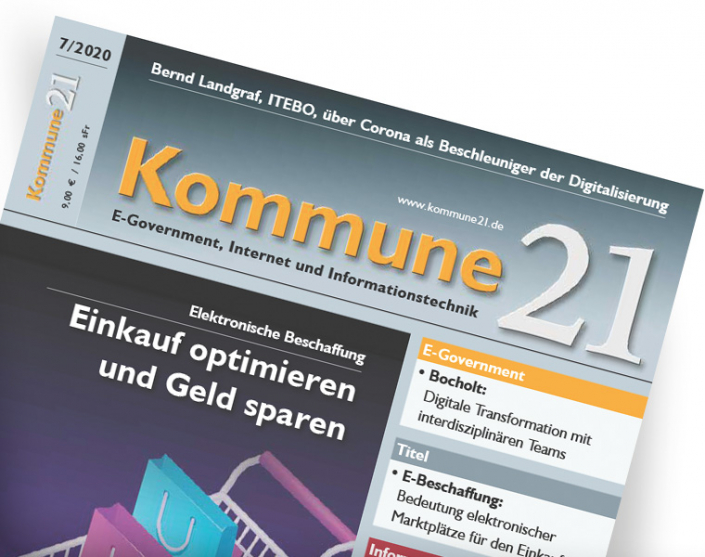 Titelseite Kommune21 - Ausgabe 2020-07