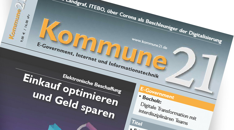 Titelseite "Kommune21" – Ausgabe 07/2020