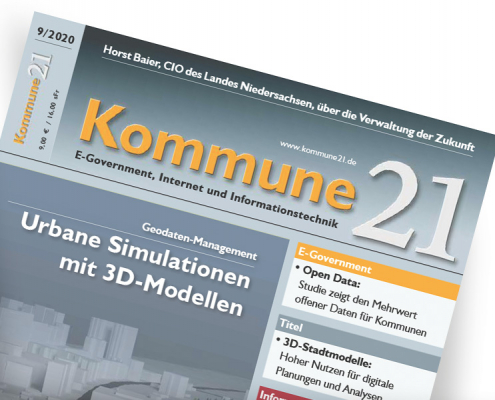 Titelseite Kommune21 - Ausgabe 2020-09