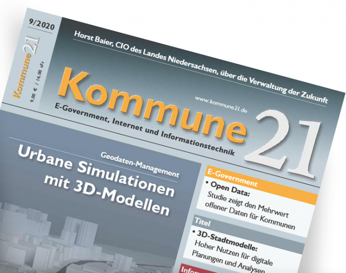 Titelseite Kommune21 - Ausgabe 2020-09