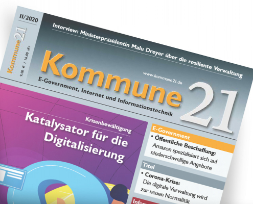 Titelseite Kommune21 - Ausgabe 2020-11