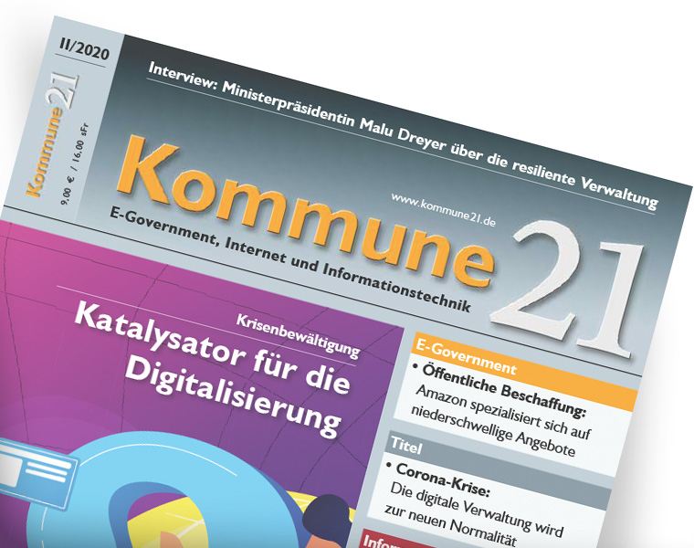 Titelseite Kommune21 - Ausgabe 2020-11