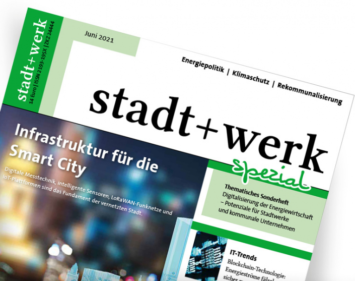 Titelseite Stadt+Werk - Ausgabe 2021-06