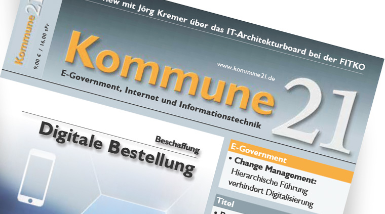 Titelseite Kommune21 - Ausgabe 2021-07
