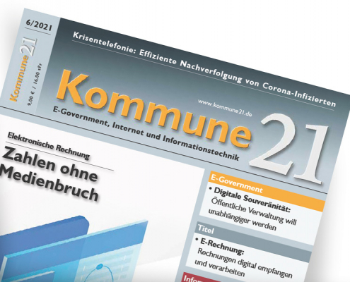 Titelseite Kommune21 - Ausgabe 2021-06