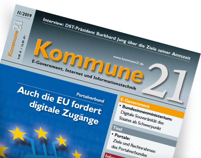 Titelseite Kommune21 - Ausgabe 2019-11