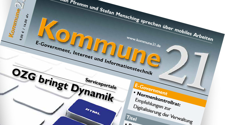 Titelseite "Kommune21" – Ausgabe 11/2021