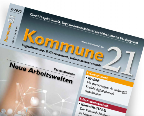 Titelseite Kommune21 - Ausgabe 2022-04