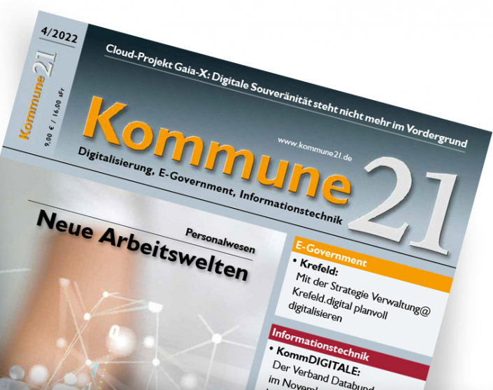 Titelseite Kommune21 - Ausgabe 2022-04