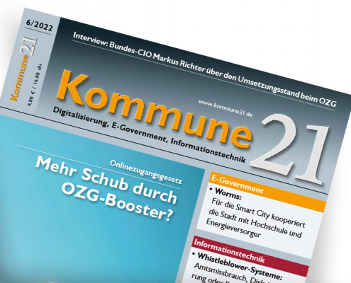 Titelseite Kommune21 - Ausgabe 2022-06