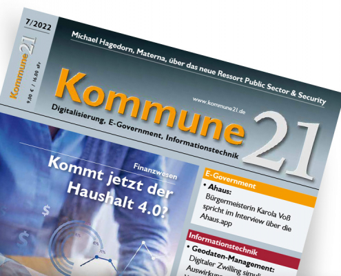 Titelseite Kommune21 - Ausgabe 2022-07