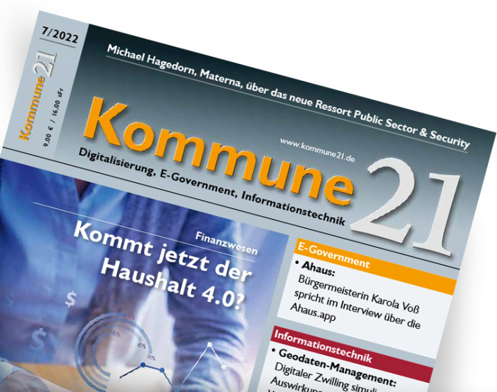 Titelseite Kommune21 - Ausgabe 2022-07