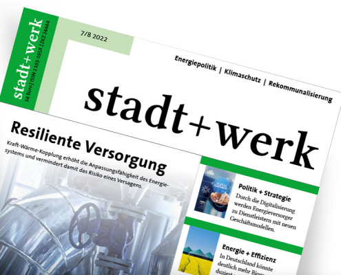 Titelseite Stadt+Werk - Ausgabe 2022-07-08