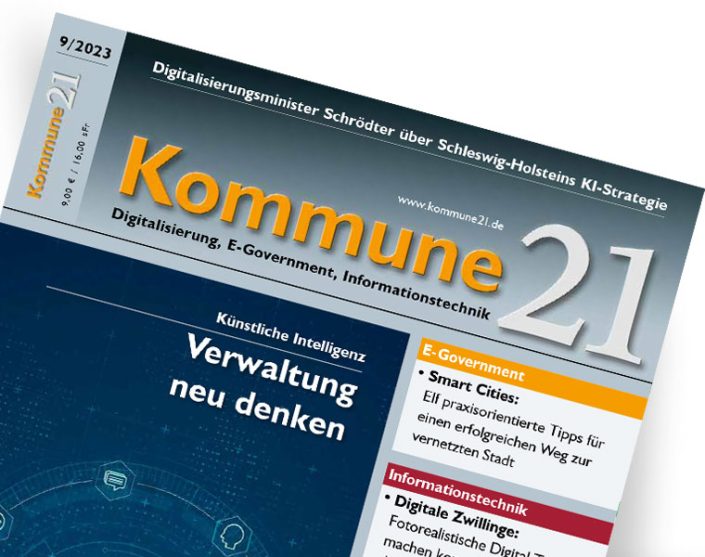 Titelseite Kommune21 - Ausgabe 2023-09