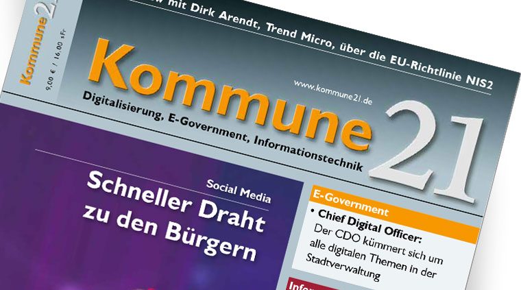 Titelseite Kommune21 - Ausgabe 2024-04