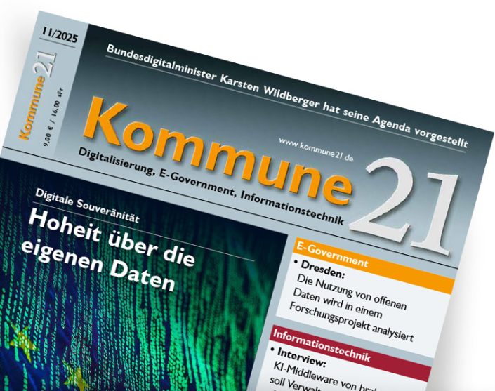 Titelseite „Kommune21“ – 11/2025 Titelseite "Kommune21" - 11/2025