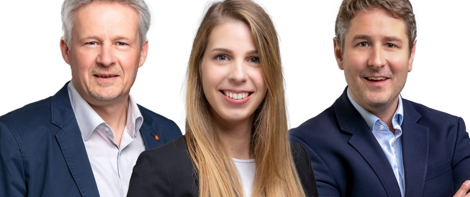 STERNBERG Geschäftsführung, Reinhard Holle, Charlotte Sternberg und Jan Reuscher