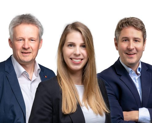 STERNBERG Geschäftsführung, Reinhard Holle, Charlotte Sternberg und Jan Reuscher