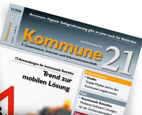 Titelseite "Kommune21" – 12/2016