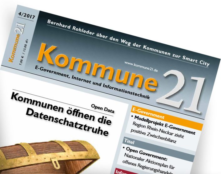 Titelseite "Kommune21" – 04/2017