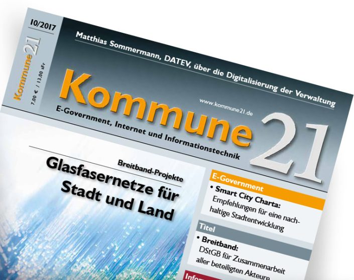 Titelseite "Kommune21" – 10/2017