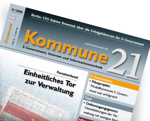 Titelseite "Kommune21" – 11/2018