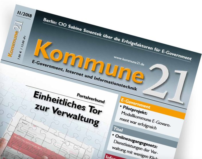 Titelseite "Kommune21" – 11/2018