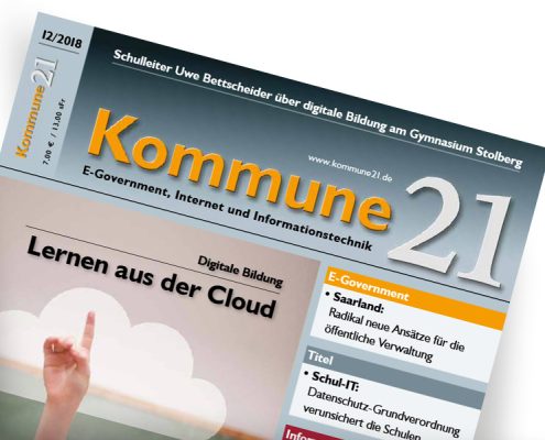 Titelseite "Kommune21" – 12/2018