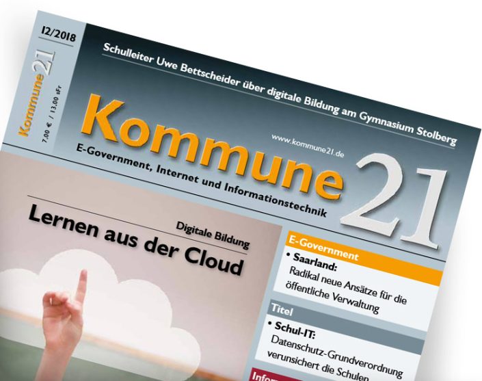 Titelseite "Kommune21" – 12/2018