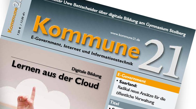 Titelseite "Kommune21" – 12/2018