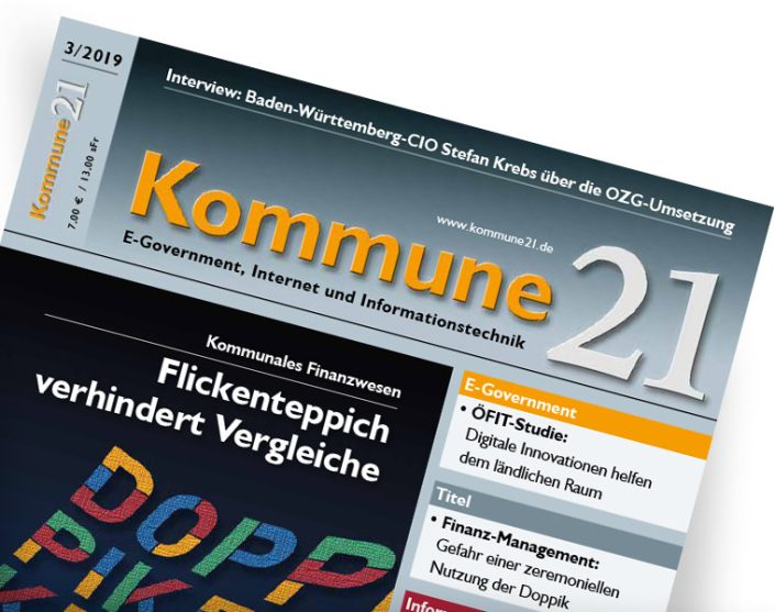 Titelseite "Kommune21" – 03/2019