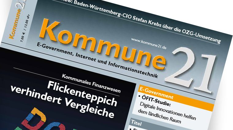 Titelseite "Kommune21" – 03/2019
