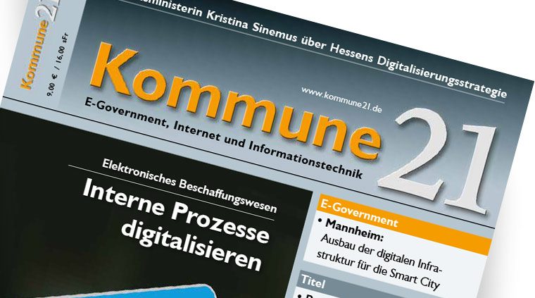 Titelseite "Kommune21" – 07/2019