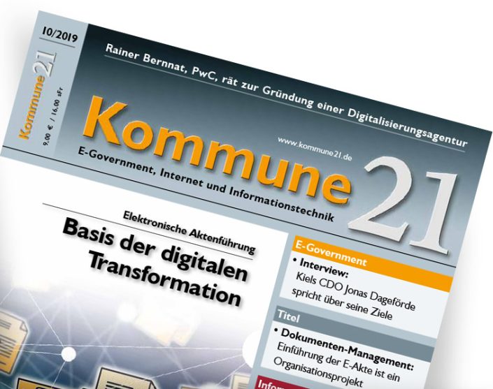 Titelseite "Kommune21" – 10/2019