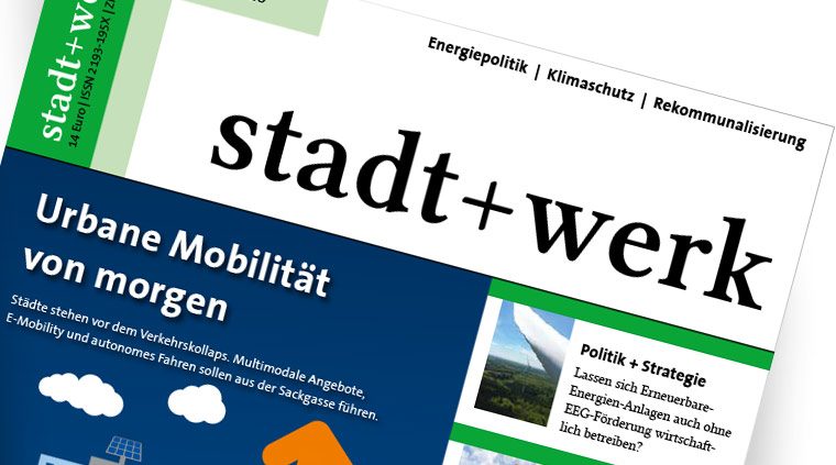 Titelseite "stadt+werk" – 03-04/2020