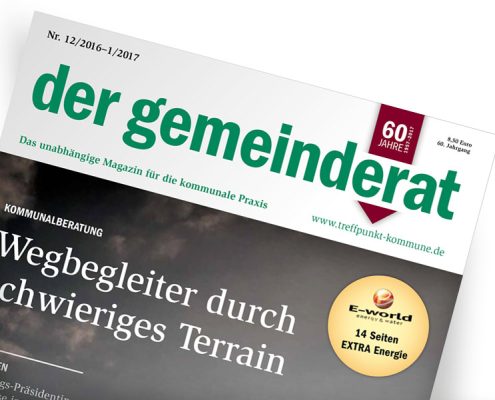 Titelseite "der gemeinderat" – Ausgabe 12/2016-01/2017