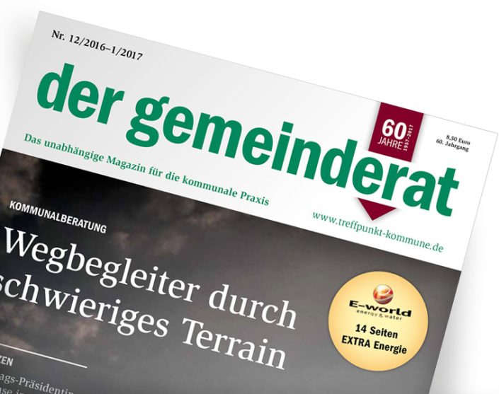 Titelseite "der gemeinderat" – Ausgabe 12/2016-01/2017