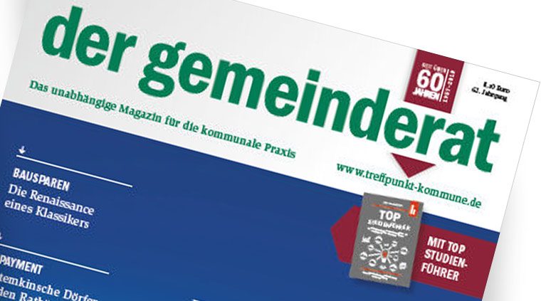 Titelseite "der gemeinderat" – 02/2019