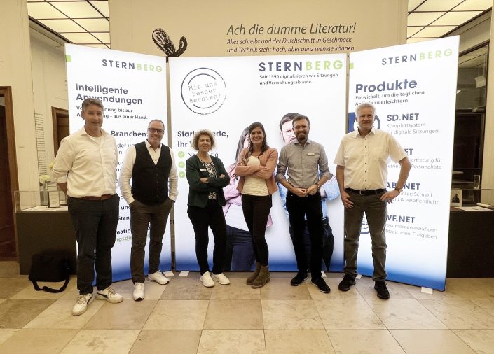 STERNBERG Mitarbeiter: Jan Reuscher, Thorsten Schwanz, Claudia Löffler, Laura Gommel, Florian Schnitzler und Reinhard Holle