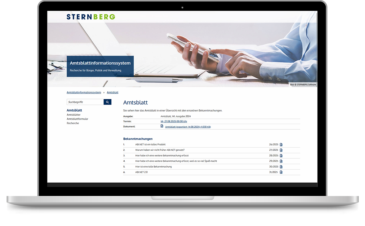 Laptop mit Infosystem ABI.NET RIM Laptop mit Infosystem ABI.NET RIM